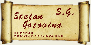 Stefan Gotovina vizit kartica
